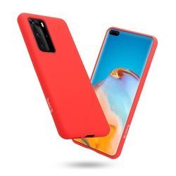 Crong Color Cover Red - Etui Do Huawei P40 Pro