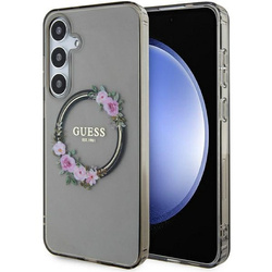 ETUI GUESS FLOWERS MAGSAFE HARDCASE DO GALAXY S24+ PLUS