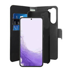 Etui Puro Wallet Detachable Black Do Galaxy S23 5G