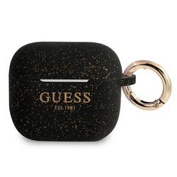 Guess Silicone Glitter – Etui Do Apple Airpods 3