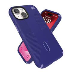SPECK Presidio2 Grip Clicklock & Magsafe - Etui iPhone 15 / iPhone 14 / iPhone 13 (Future Blue / Purple Ink)