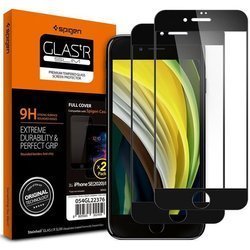 Szkło Hartowane Spigen Glass Fc 2-Pack iPhone 7/8/Se Black