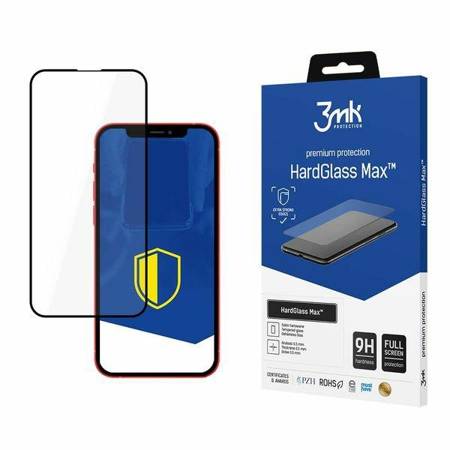 3MK Hardglass Max iPhone 13/13 Pro Czarny/Black