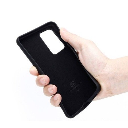 Crong Color Cover Black - Etui Do Huawei P40