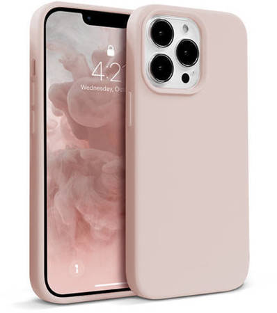 Crong Color Cover - Etui iPhone 13 Pro (Piaskowy Róż)