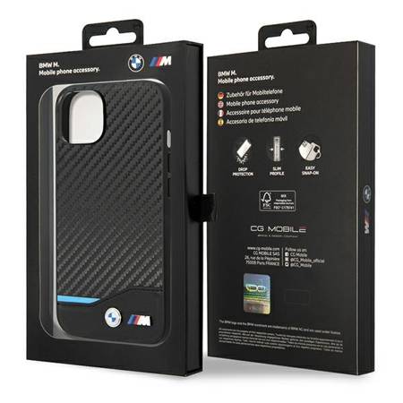 Etui BMW Leather Carbon Do Apple iPhone 14