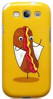 Etui Call Candy do Samsung i9300 Galaxy S3 żelowe - hot dog