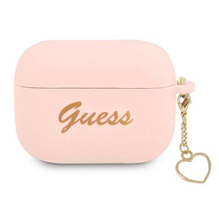 Etui Guess Silicone Charm Heart Do Airpods Pro