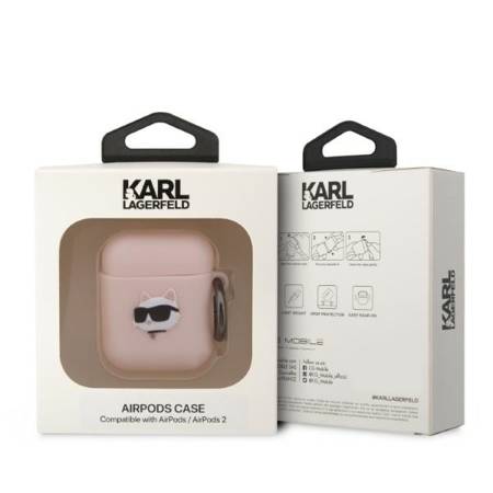 Etui Karl Lagerfeld Silicone Do Apple Airpods 1/2