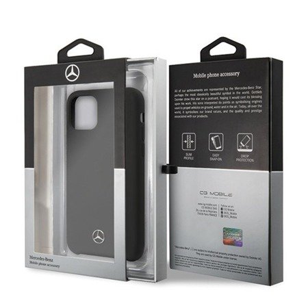 Etui Mercedes Liquid Silicon Case Do iPhone 11 Pro
