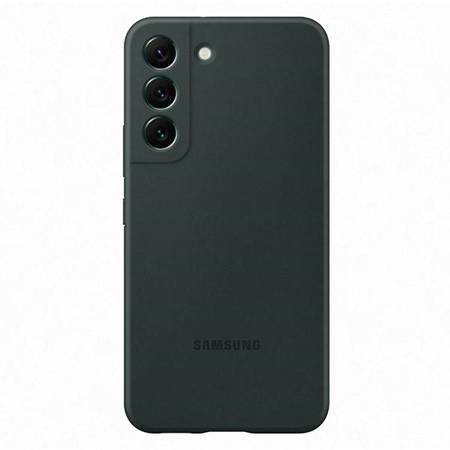 Etui Samsung Silicone Cover - Galaxy S22 (Ciemno Zielony)