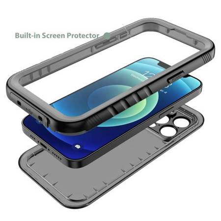 Etui Tech-Protect Shellbox Ip68 iPhone 12 / 12 Pro Black