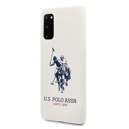 Etui U.S. Polo Assn. Silicone Collection Do Samsung Galaxy S20 (White)