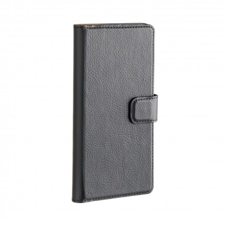Etui książkowe XQISIT Slim Wallet do Samsung Galaxy Note FE / Note 7 czarne