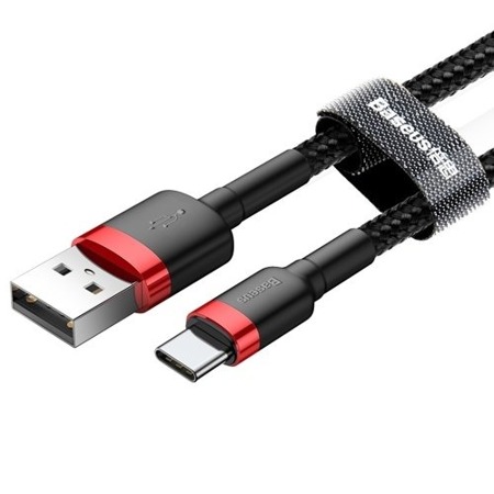 Kabel Baseus Cafule Type-C Cable 200CM Red/Black