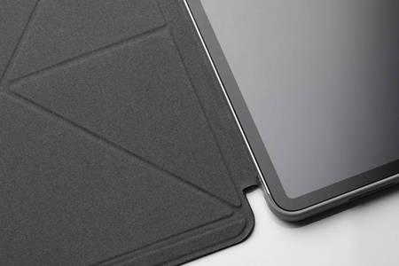 Moshi Versacover - Etui Origami iPad Pro 12.9" (2021) Z Ładowaniem Apple Pencil (Charcoal Black)