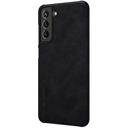 Nillkin Qin Leather Case - Etui Samsung Galaxy S21 Fe (Black)