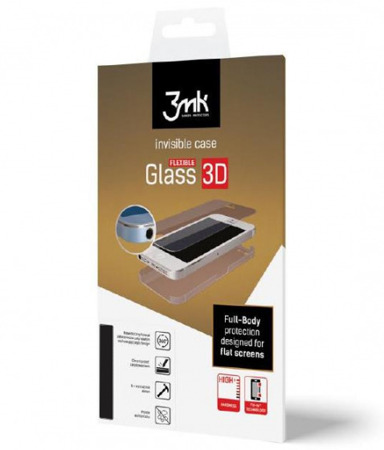 SZKŁO 3MK FLEXIBLE GLASS 3D DO GALAXY A8 2018