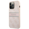 Etui Guess 4G Printed Stripe - iPhone 13 Pro Max (Różowy)