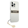 Guess Stripe Brown Charm - Etui Do iPhone 13 Pro