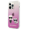 Karl Lagerfeld Ikonik & Choupette - Etui iPhone 13 Pro Max (Różowy)