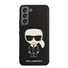 Karl Lagerfeld Saffiano Ikonik Patch - Etui Samsung Galaxy S22 (Czarny)