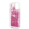 Karl Lagerfeld Signature Glitter Case - Etui iPhone 11 (Pink Floatting Charms)